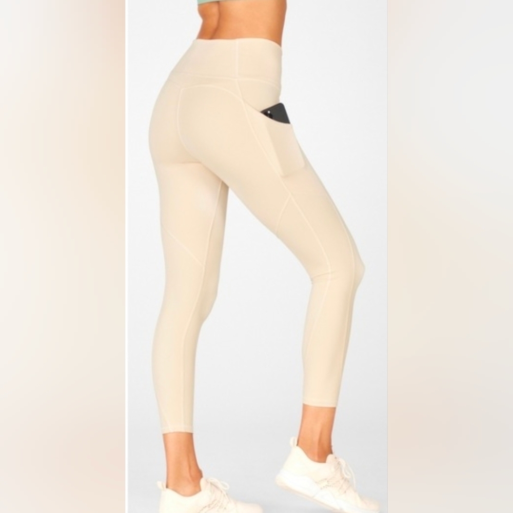 Fabletics PureLux Cream Leggings